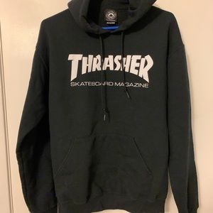 Black thrasher hoodie